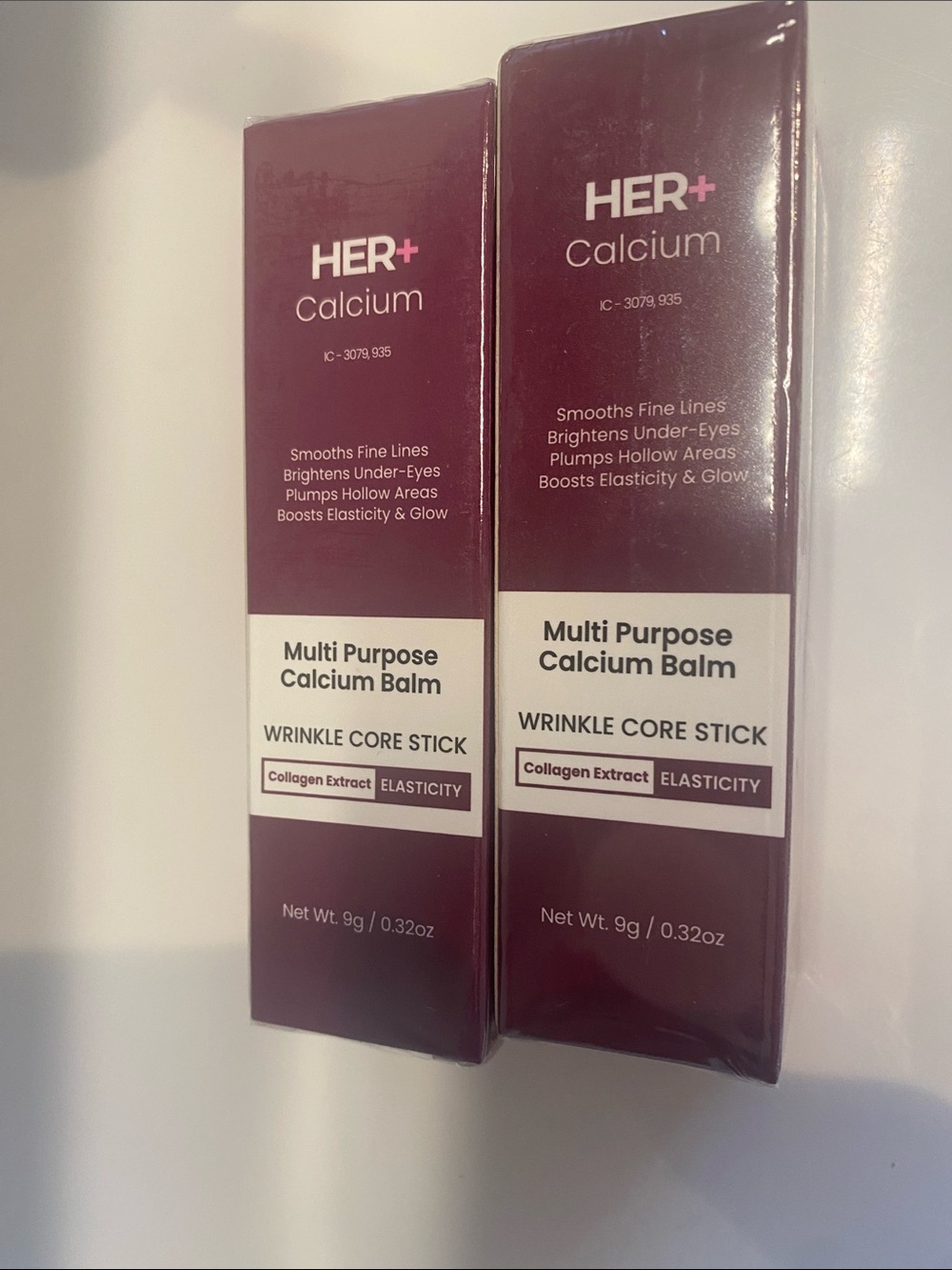TWO NEW Calcium Multi Purpose Calcium Balm - Wrinkle Core Stick